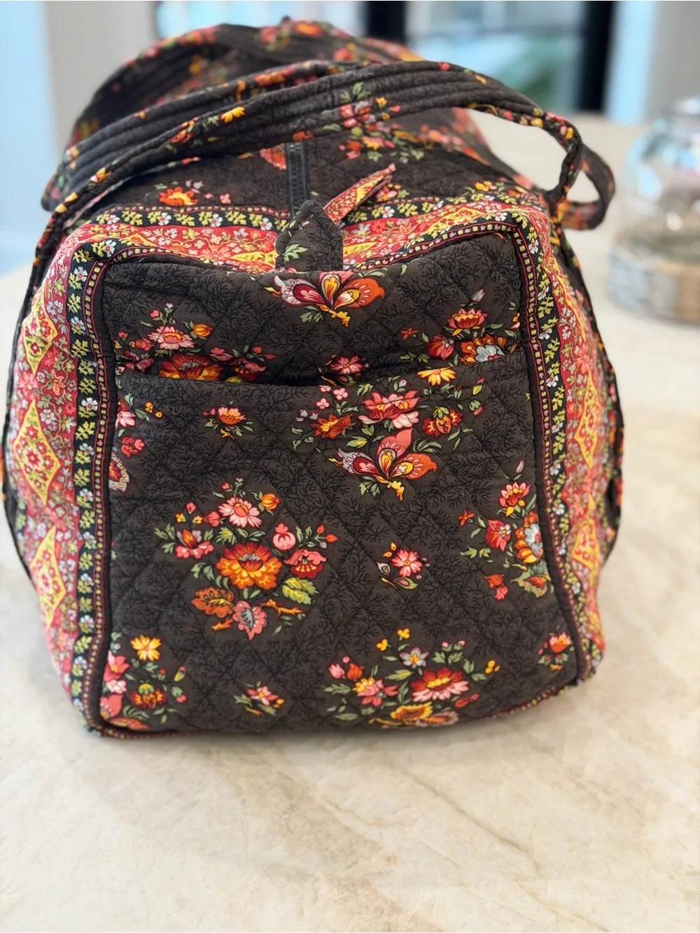 Vera Bradley quilted travel